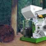 wood chip pellet machine